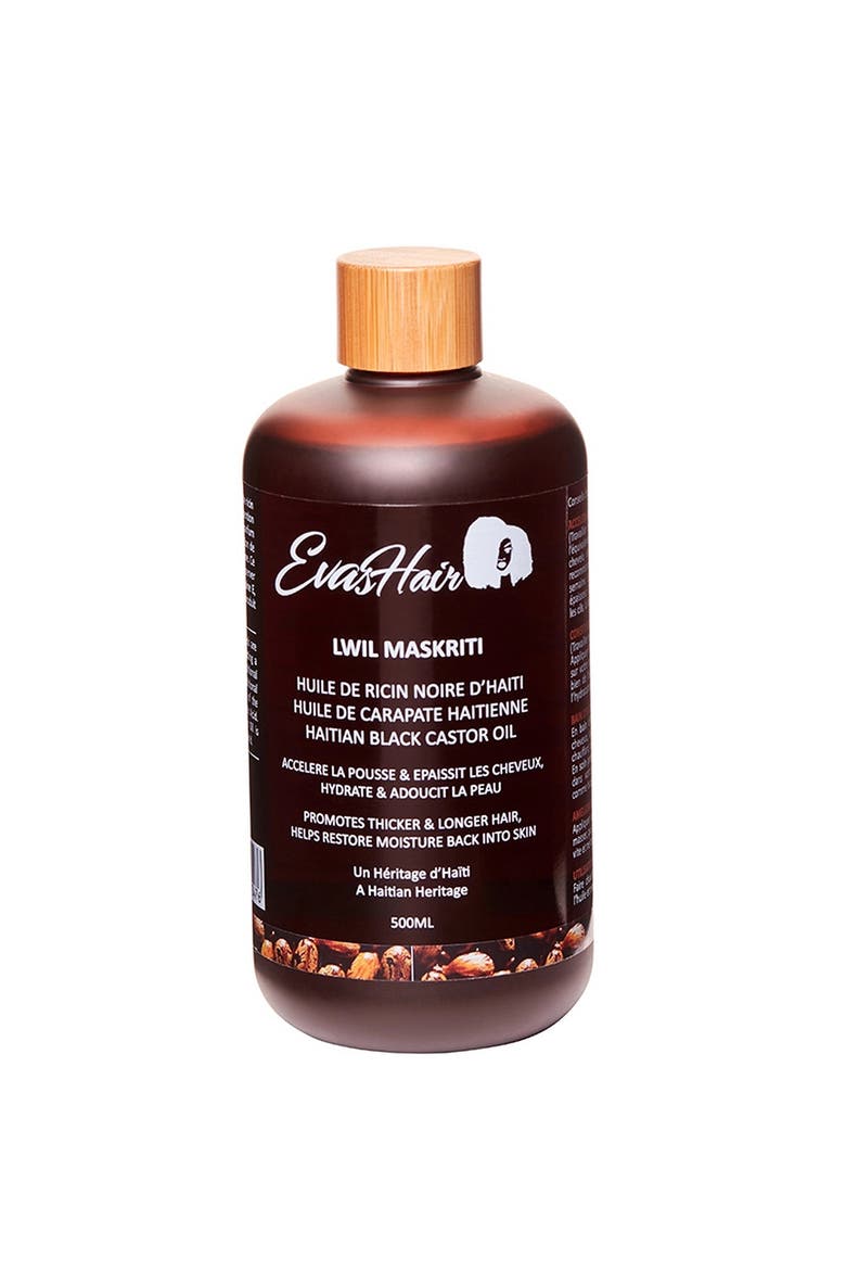 Haitian Black Castor Oil, Main, color, Brown