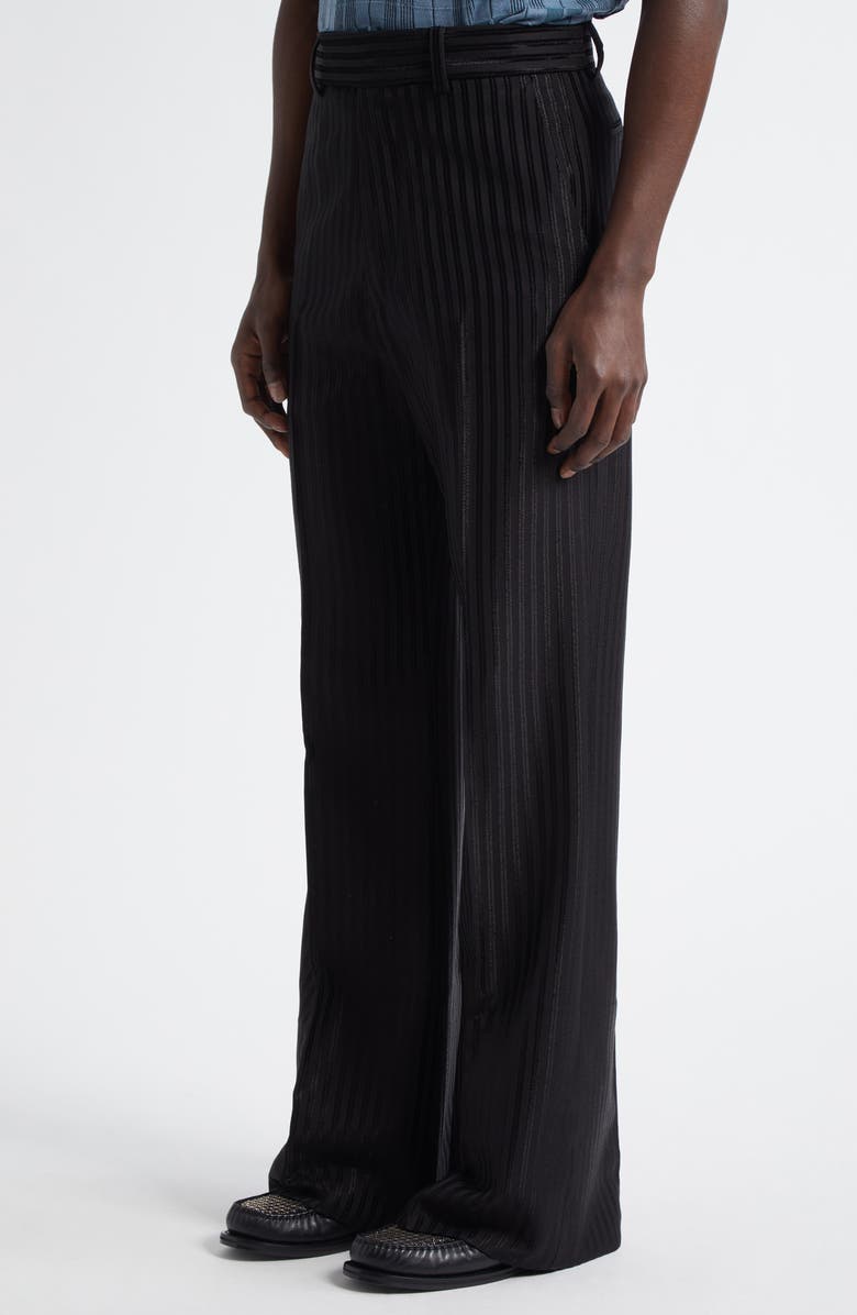 AMIRI Stripe Creased Flare Pants, Alternate, color,