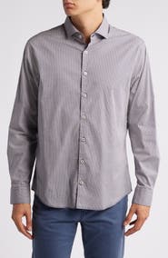 Brax Harold Hi Flex Cotton Button-Up Shirt