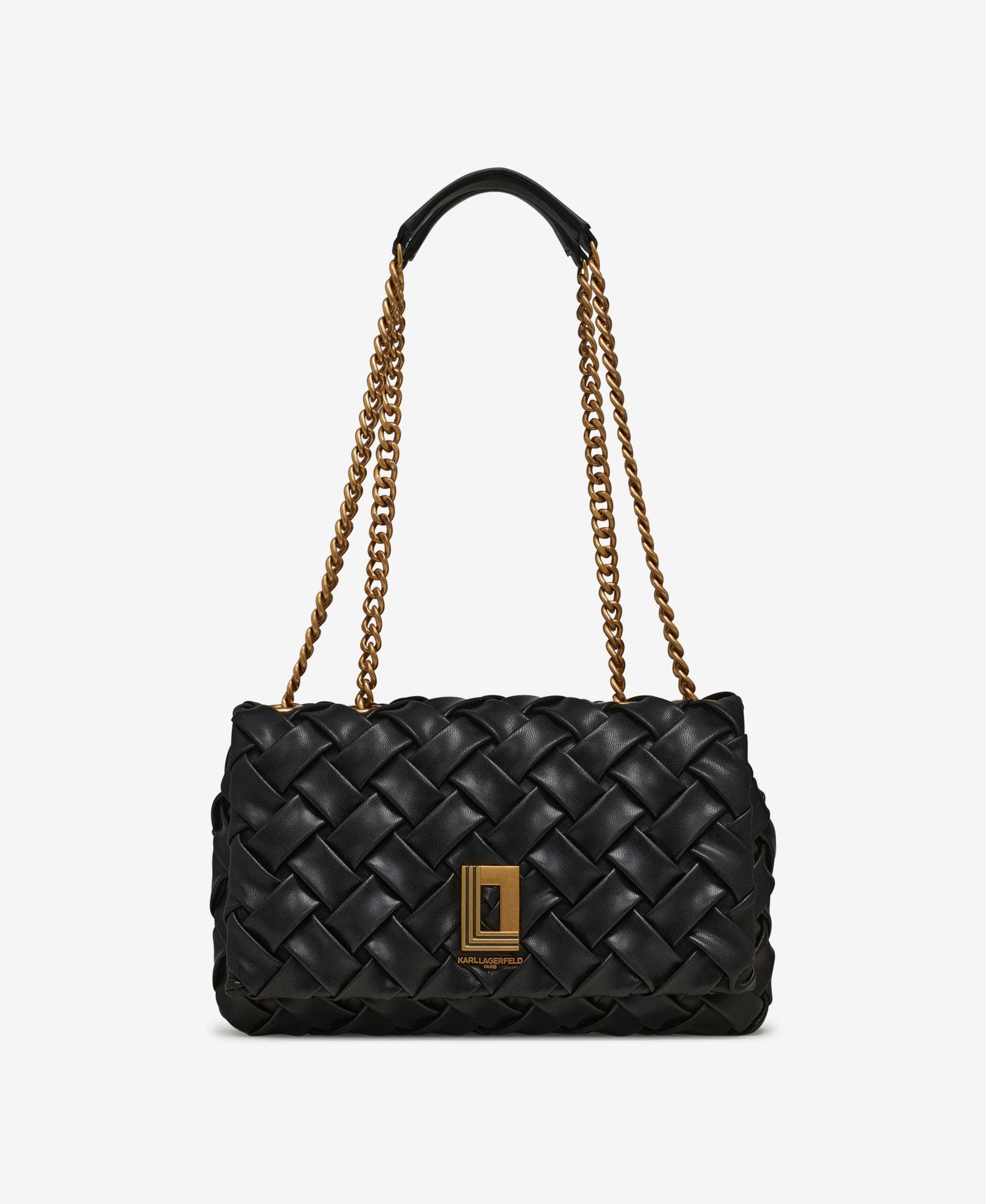Lafayette Shoulder Bag, Main, color, Black Weave