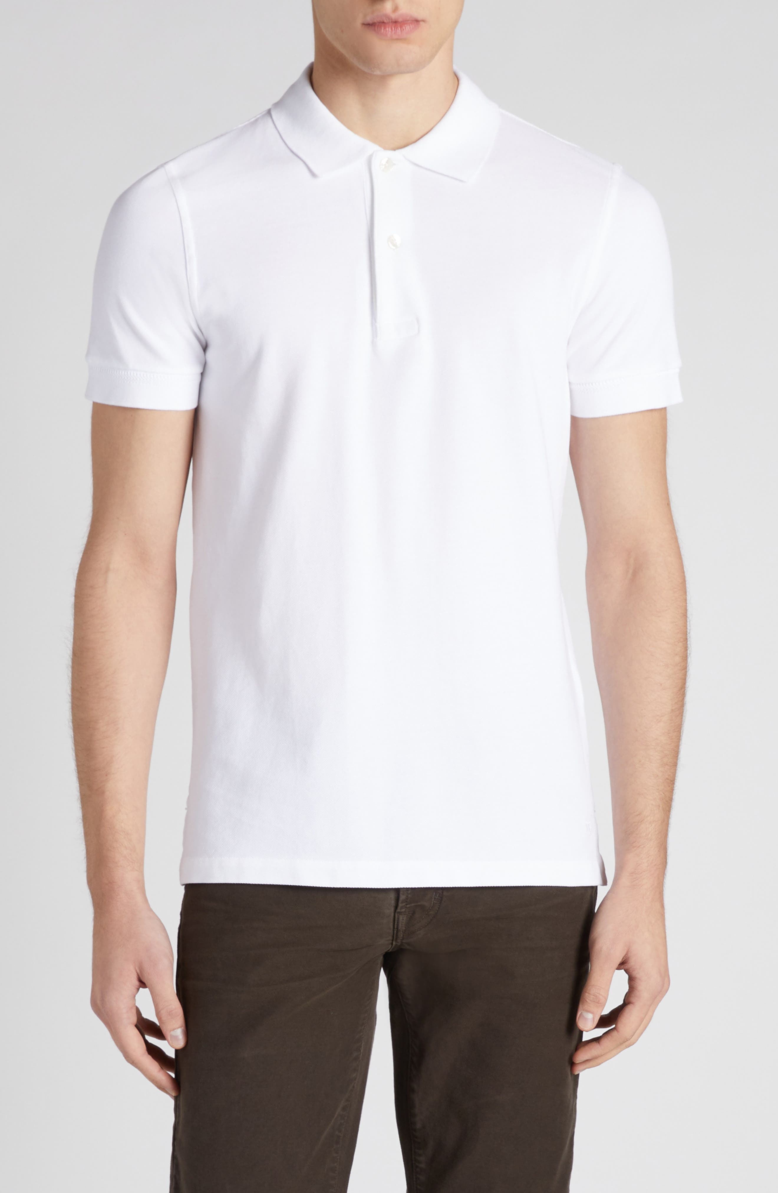 Short Sleeve Cotton Pique Polo - image 3