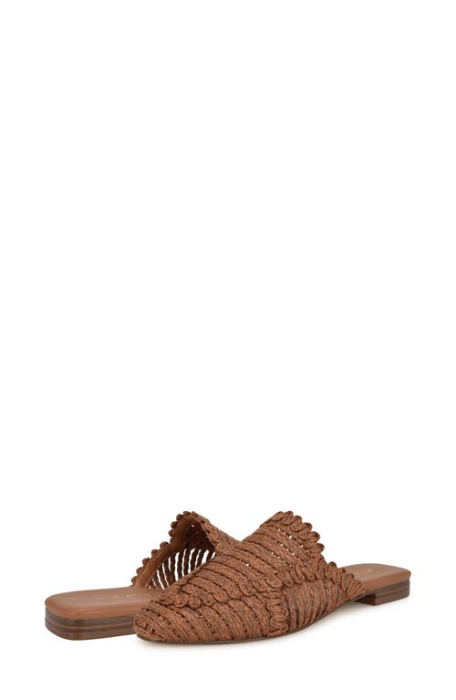 Nine West Campton Mule In Dark Brown