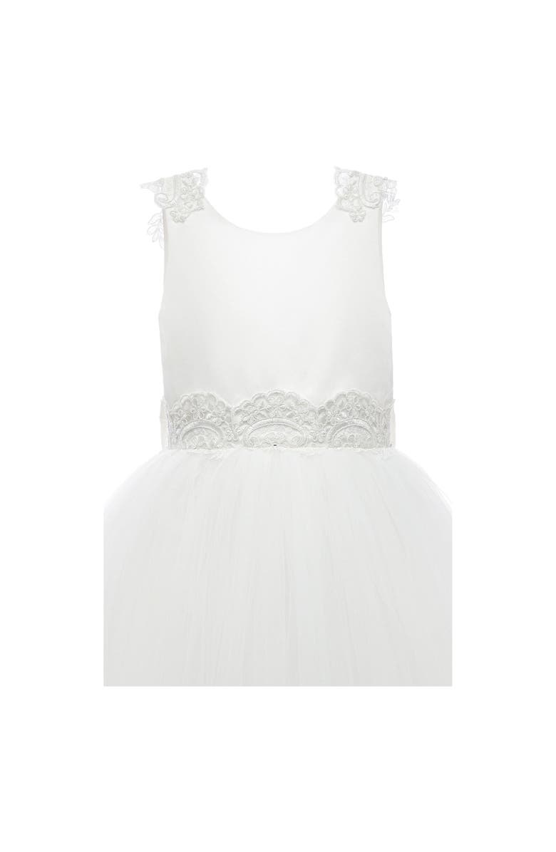 Tulleen Emilia Lace Waist Dress, Alternate, color, White