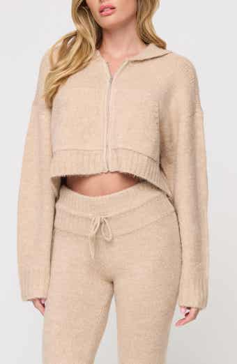Jet Set Crop Zip Hoodie