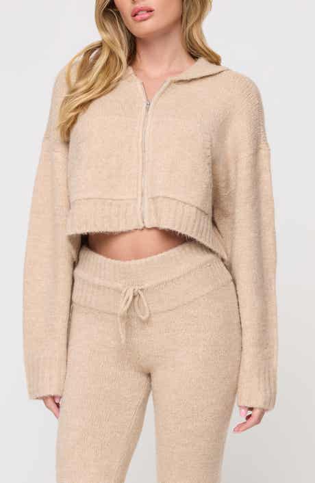 Jet Set Crop Zip Hoodie