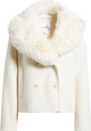 Sam Edelman Peacoat with Removable Faux Fur Collar