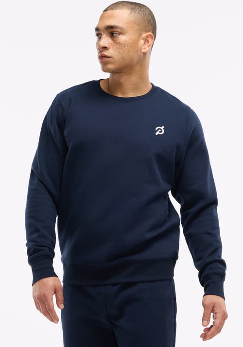 Peloton Soft Fleece Crewneck Sweatshirt In Blue