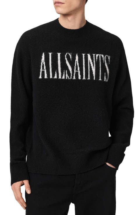 Stamp Logo Intarsia Crewneck Sweater