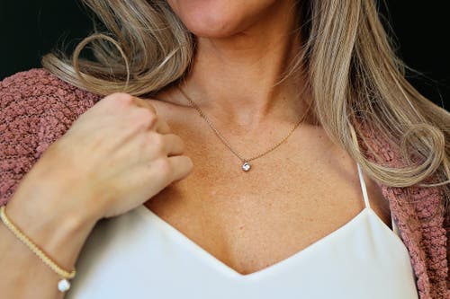 Bowood Lane Melania Necklace In Gold