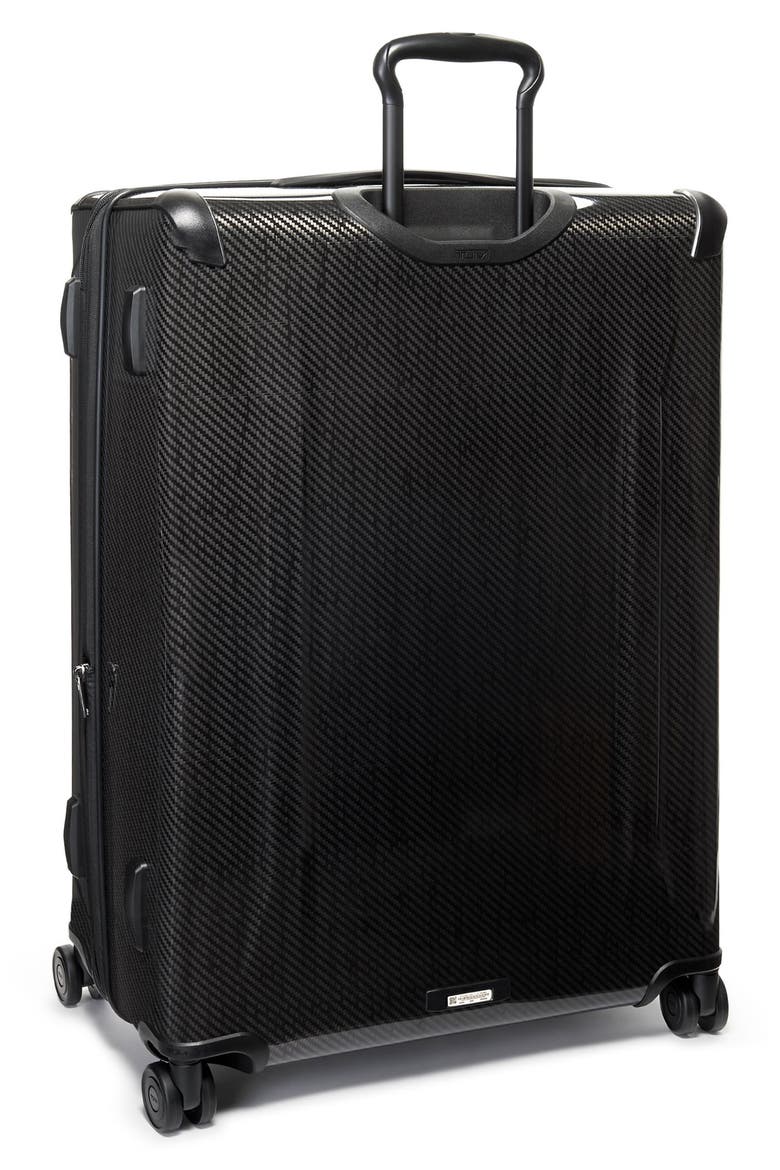 Tegra-Lite® X-Large Expandable Checked Luggage, Alternate, color, BLACK/ GRAPHITE