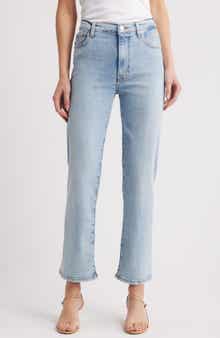 FRAME Le Sleek High Waist Ankle Straight Leg Jeans