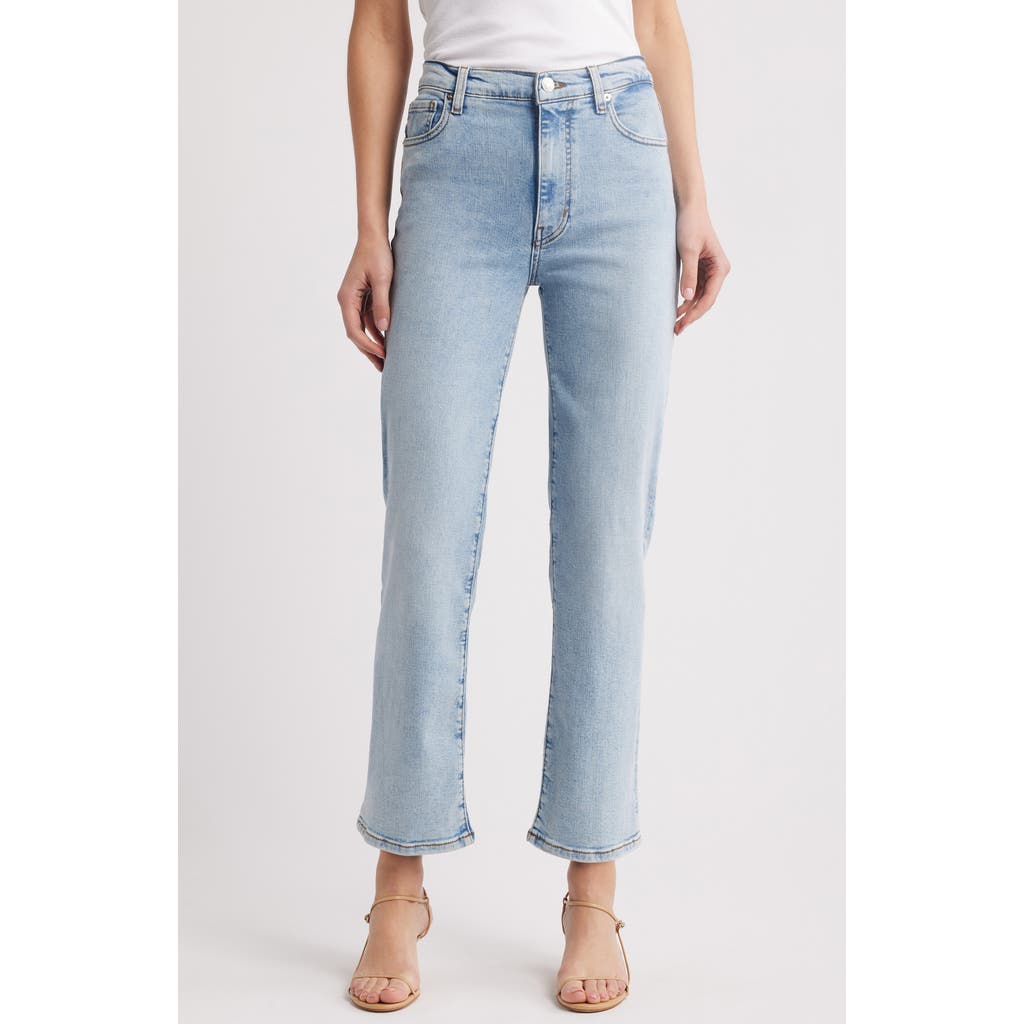 Frame Le Sleek High Waist Ankle Straight Leg Jeans In Tribute