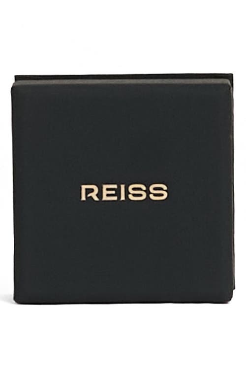 Reiss Sylar Crystal Pendant Necklace In Gold Tone/multi Crystal