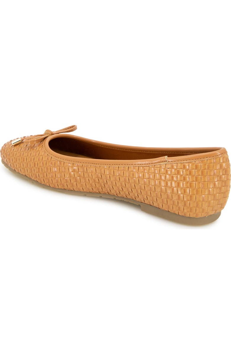 Reaction Kenneth Cole Elstree Ballet Flat, Alternate, color, Tan Woven