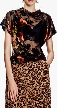 Anna Sui Folia Devore Top