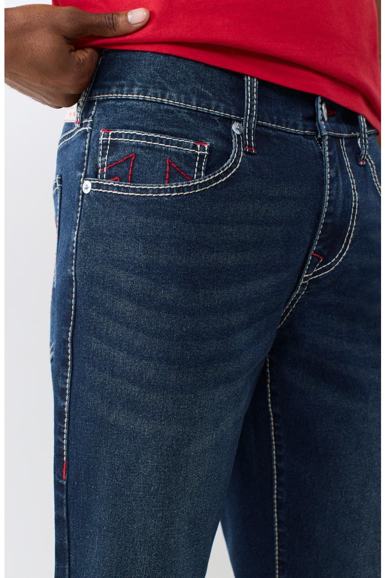 Geno Big T Slim Fit Jeans, Alternate, color, DARK HAWKS EYE