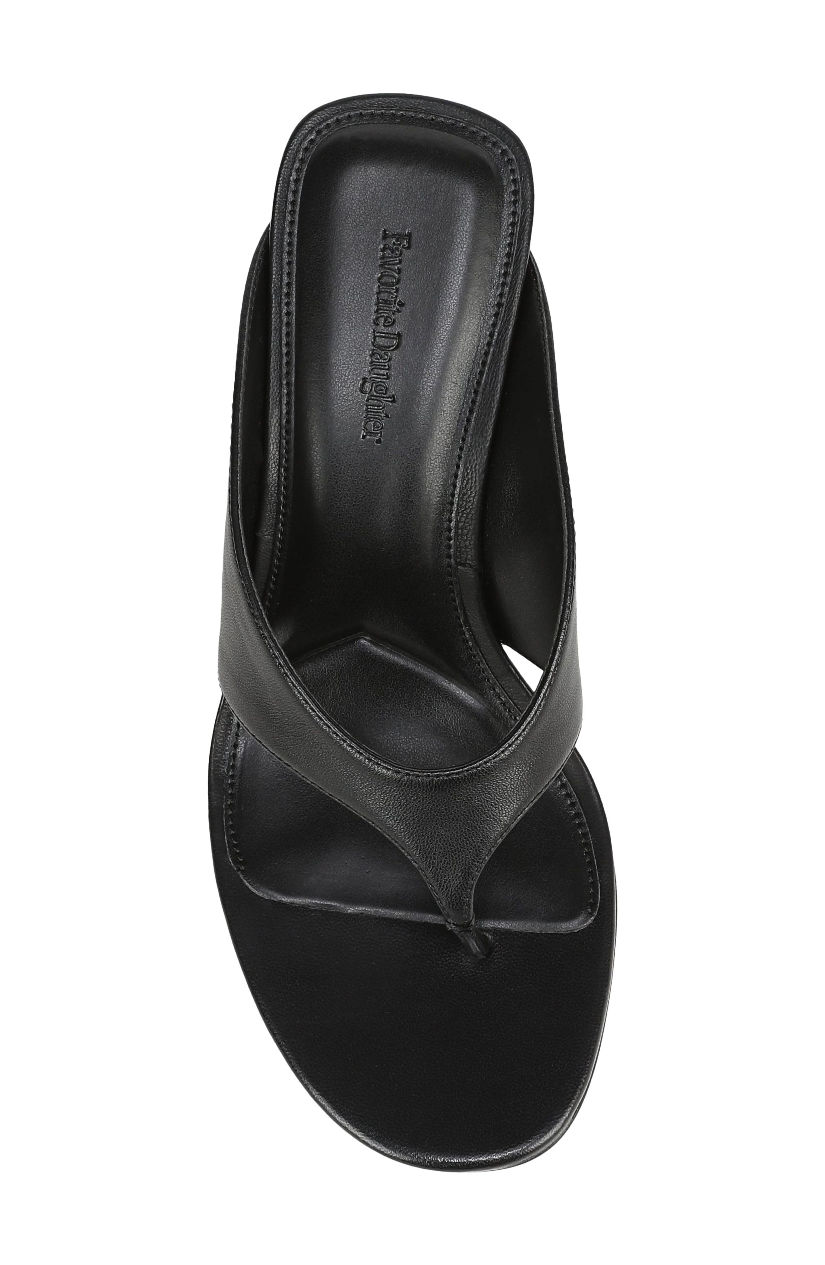 Favorite Daughter Emerson Wedge Sandal, Alternate, color, Black