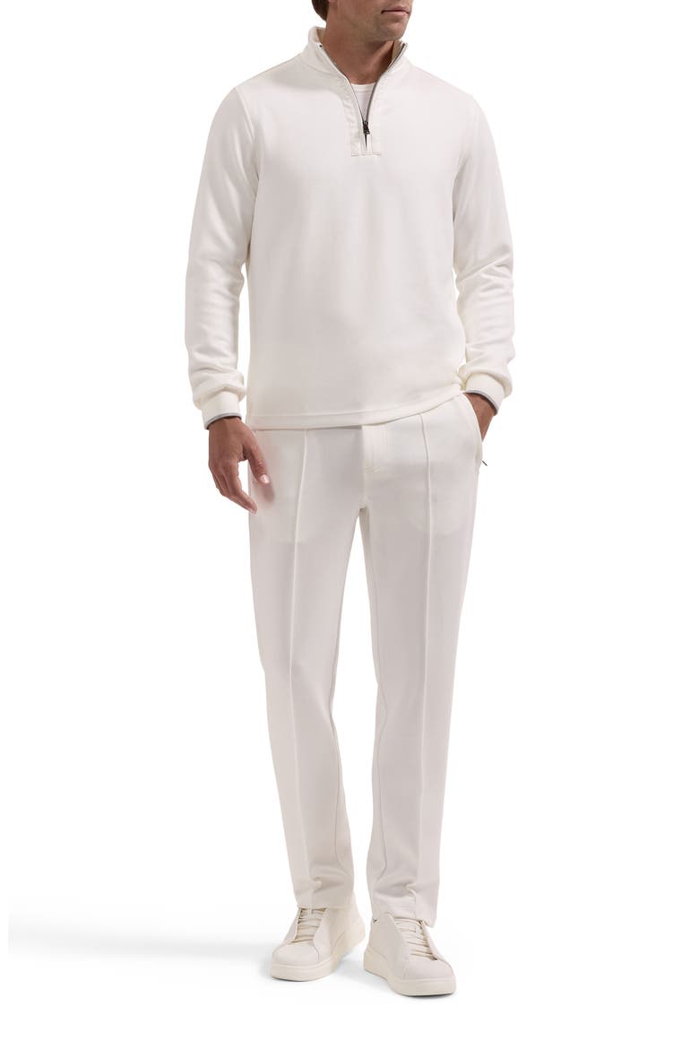 Soft Touch Quarter Zip Pullover, Alternate, color, CHALK