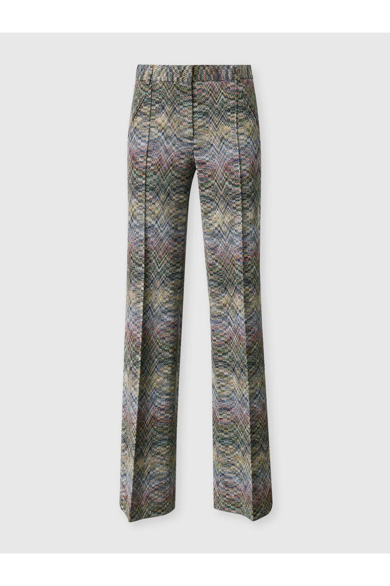 Tailored Space-dye Viscose Lamé Trousers, Main, color, Multicoloured