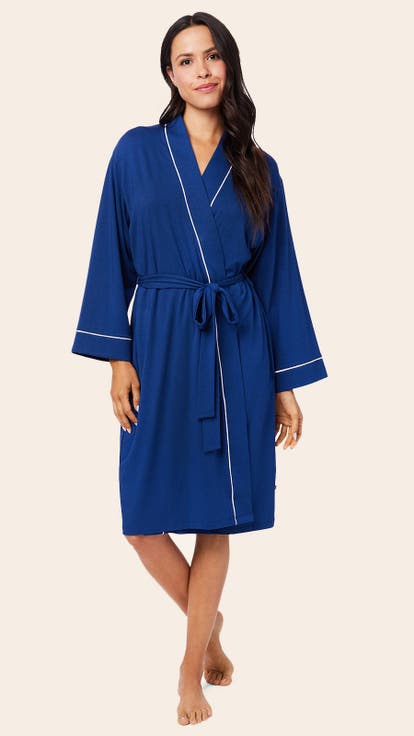 Pima Knit Kimono Robe