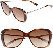 Longchamp 56mm Gradient Lens Butterfly Sunglasses