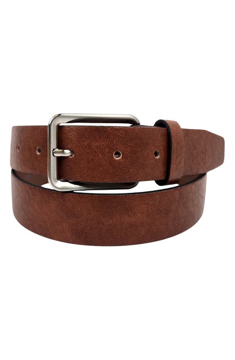 Tumbled Leather Belt