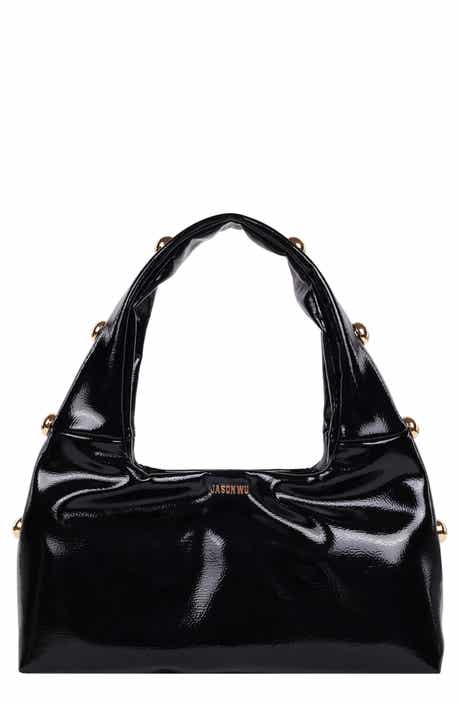 JASON WU Studded Patent Shoulder Bag