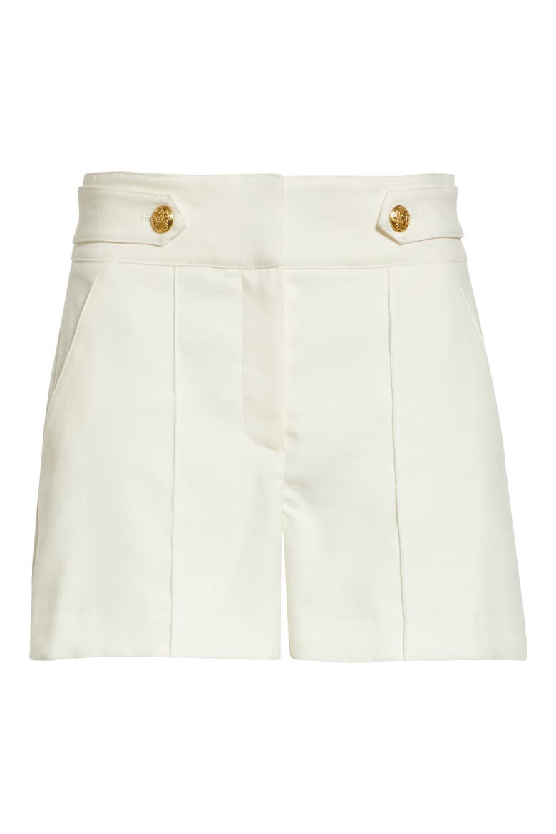 Runo Linen Blend Shorts, Alternate, color, WHITE