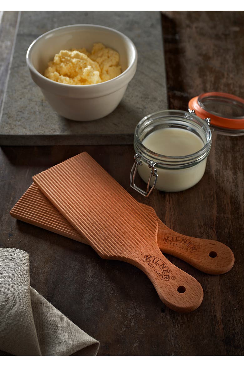 Beechwood Butter Paddles, Set of 2, Alternate, color, Clear