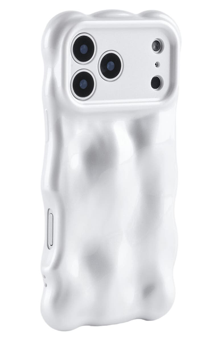 Auramma Bubbles iPhone 17 Pro Max Case, Alternate, color, Pearl
