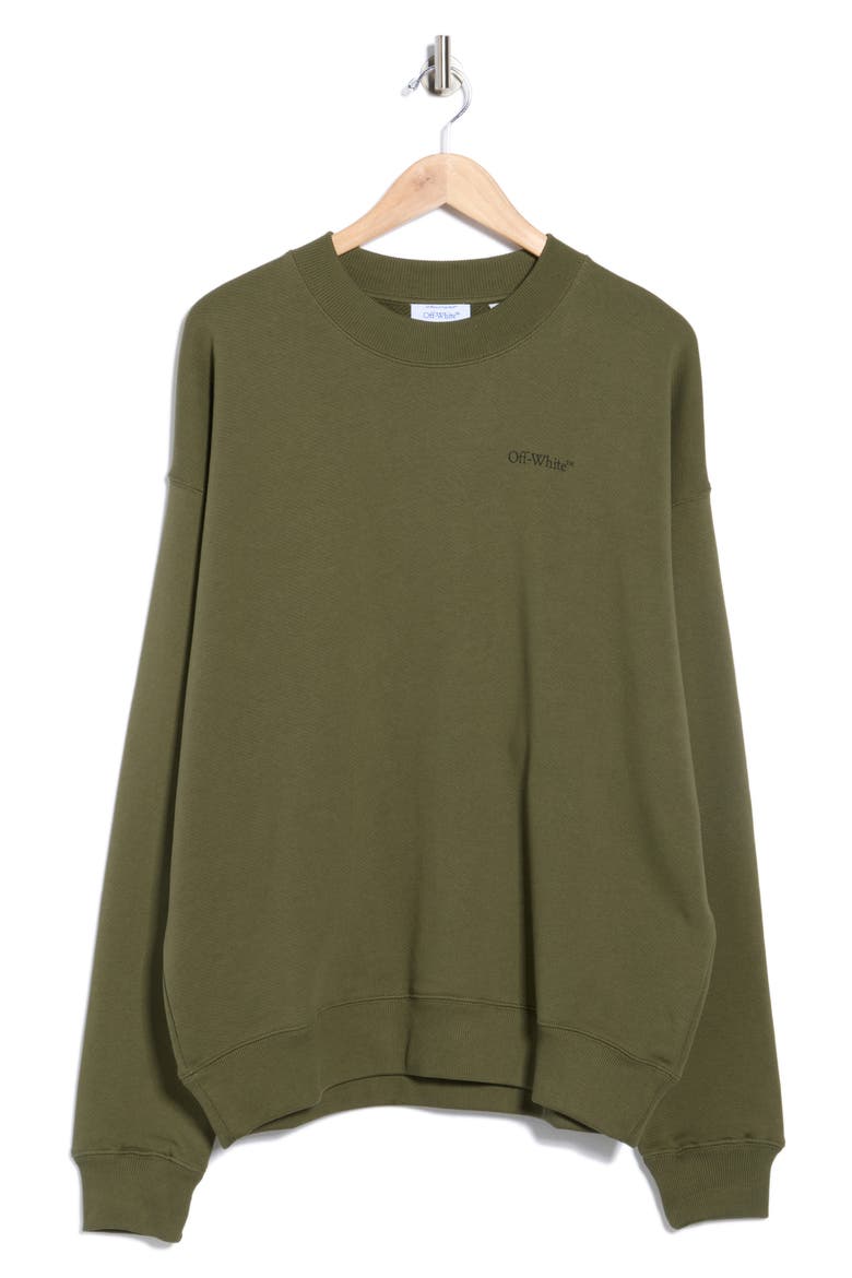 Graphic Sweatshirt, Alternate, color, WINTER MOSS-BLACK