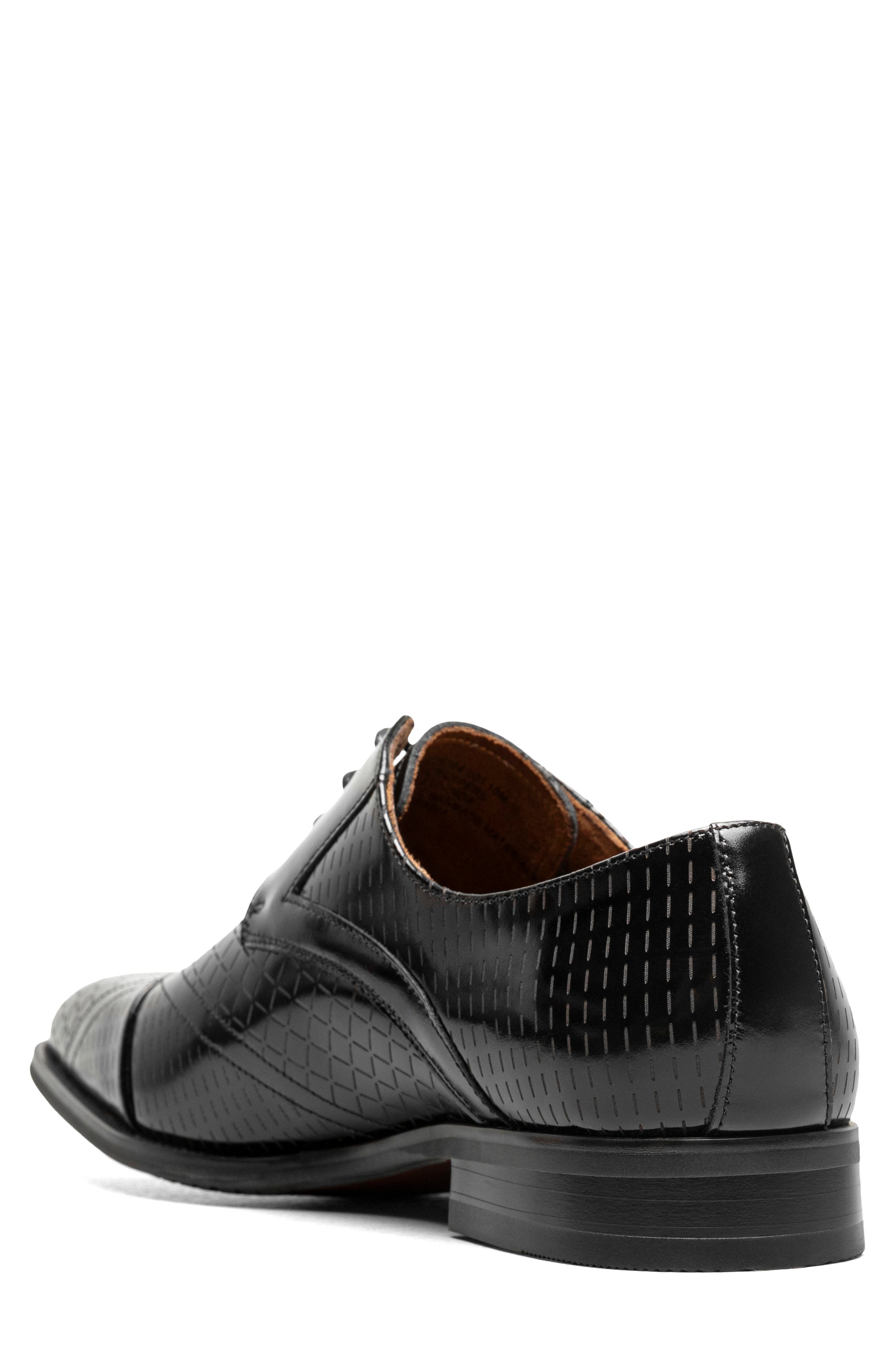 Stacy Adams Hobson Cap Toe Derby, Alternate, color, Black