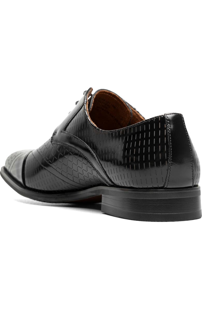 Stacy Adams Hobson Cap Toe Derby, Alternate, color, Black