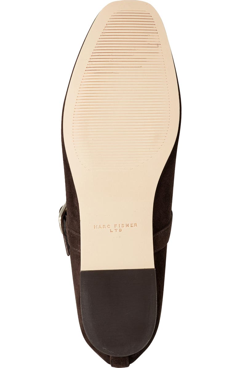 Marc Fisher LTD Garissa Mary Jane Flat, Alternate, color, Dark Brown