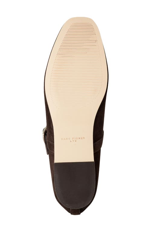 Marc Fisher Ltd Garissa Mary Jane Flat In Brown