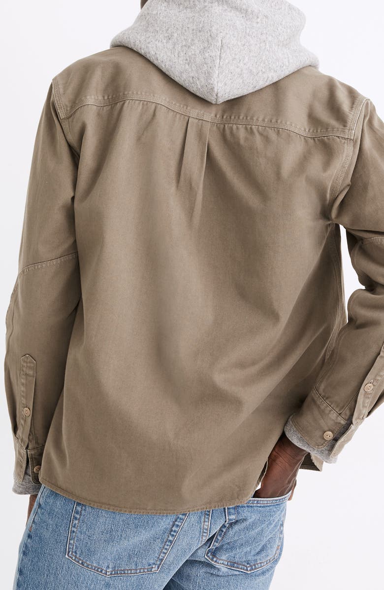 Madewell Garment Dyed Work Shirt, Alternate, color,