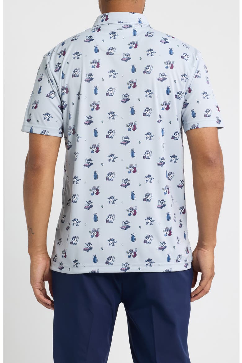 Fedora Performance Golf Polo, Alternate, color, GLACIER