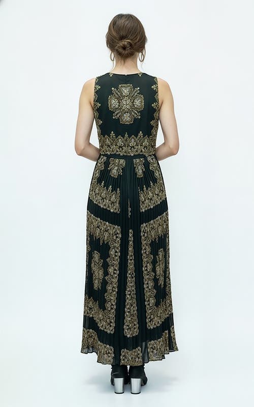 West Of Danna Ankle Dress In Black