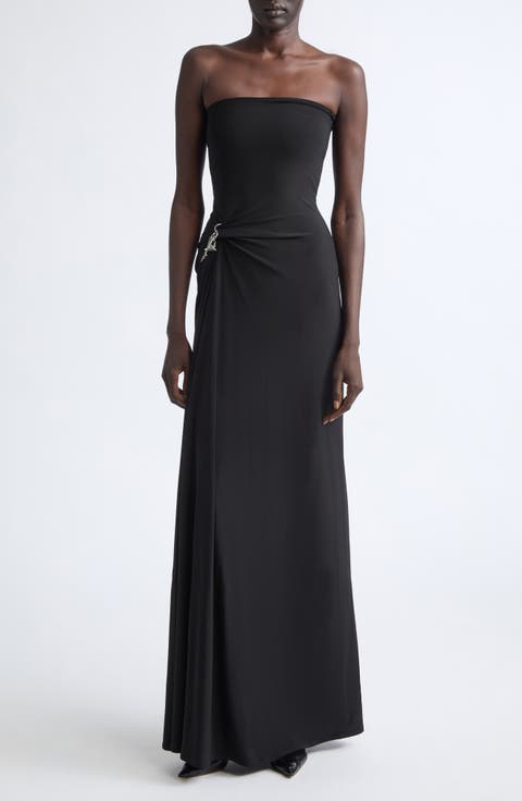 Relic Charms Strapless Maxi Dress