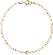 Anzie Bezel Pendant Bracelet