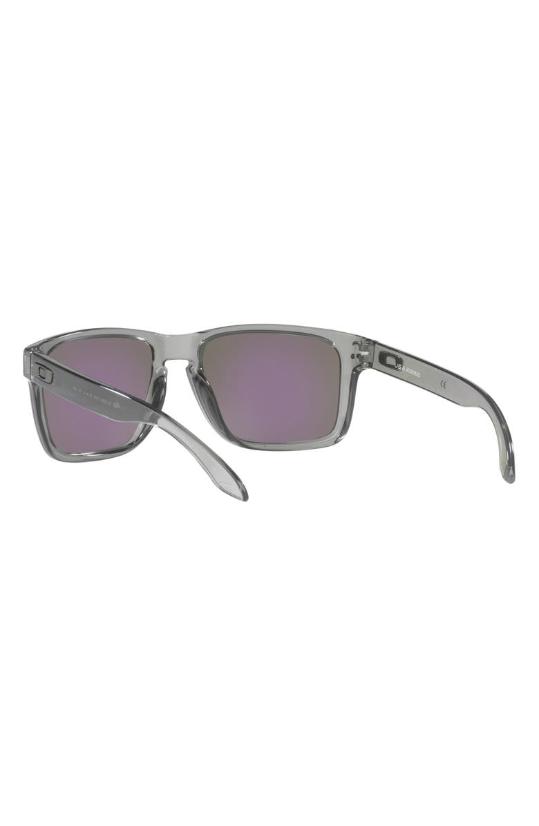Oakley Holbrook XL 59mm Prizm<sup>™</sup> Polarized Square Sunglasses, Alternate, color, Grey Metal