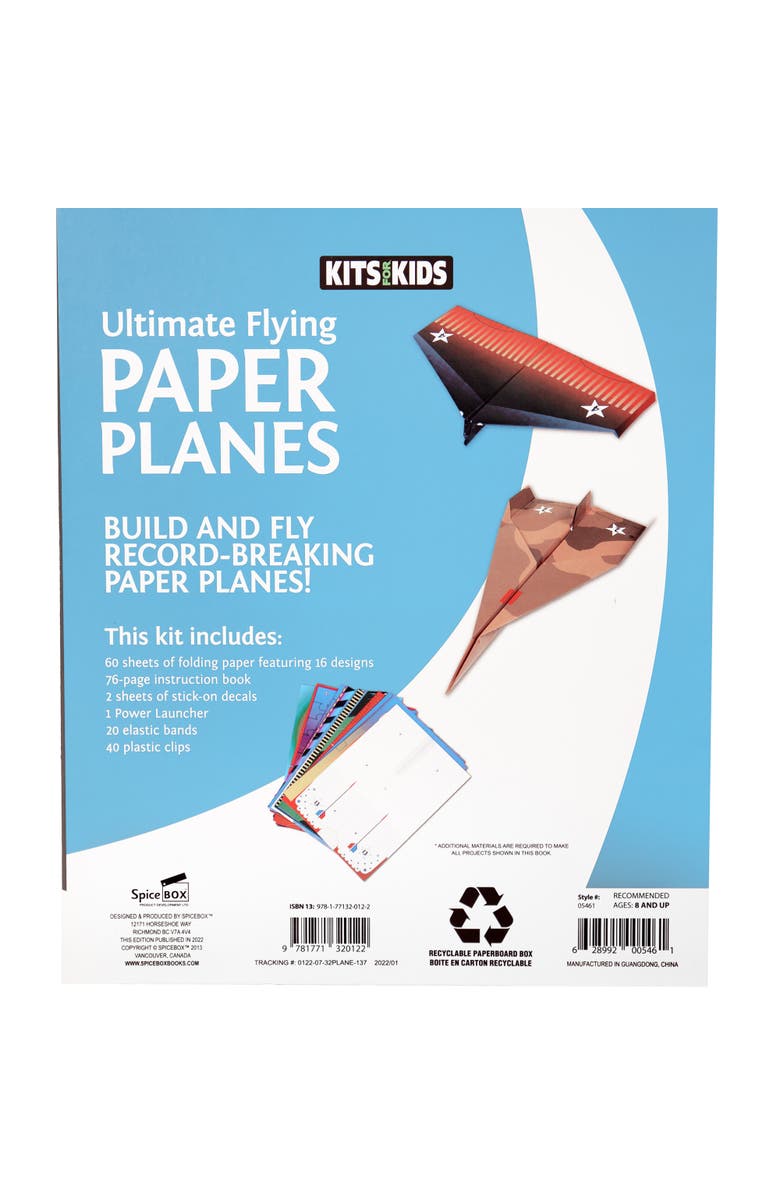 Kits For Kids Ultimate Flying Paper Planes Kit, Alternate, color, 