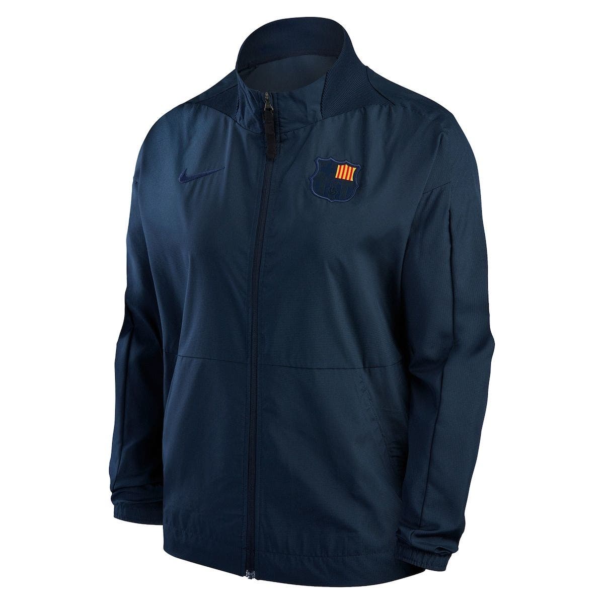 Women's Nike Blue Barcelona Team Anthem Raglan Performance Full-Zip Jacket - image 2