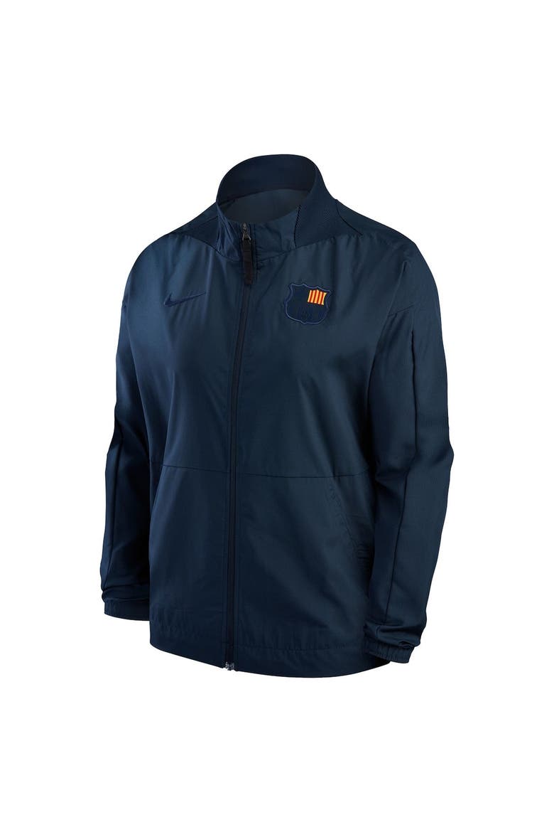 Women's Nike Blue Barcelona Team Anthem Raglan Performance Full-Zip Jacket, Alternate, color, Blue
