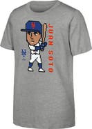 Outerstuff Youth Juan Soto Heather Gray New York Mets Pixel Player T-Shirt