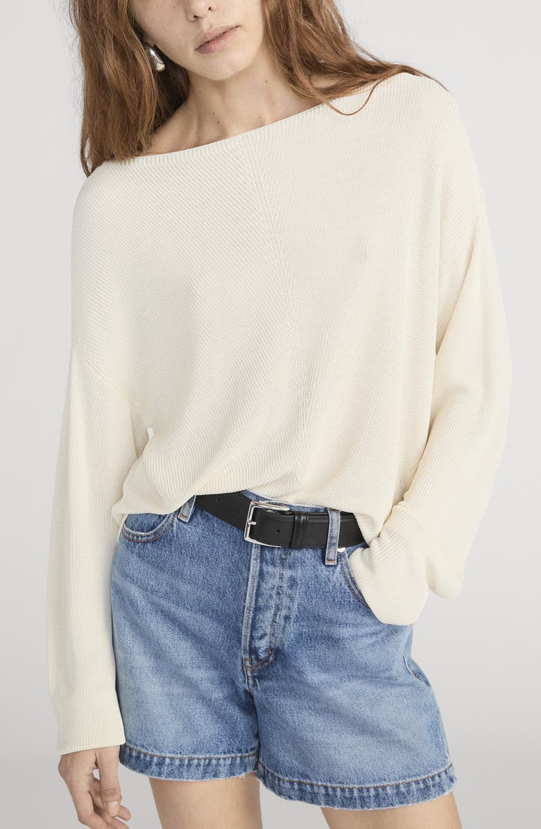 FRAME The Everyday High Waist Denim Shorts, Alternate, color, Tempo