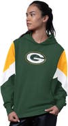 STARTER Women's Starter Green Green Bay Packers Scrimmage Hoodie