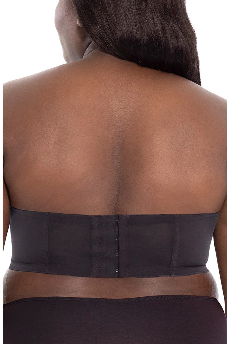 Verity Full Figure Underwire Multiway Strapless Bra, Alternate, color, BLACK