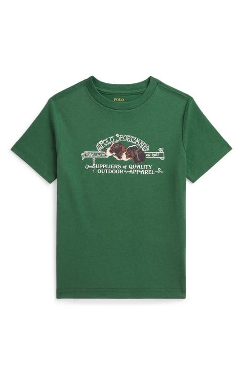 Kids' Logo Cotton T-Shirt