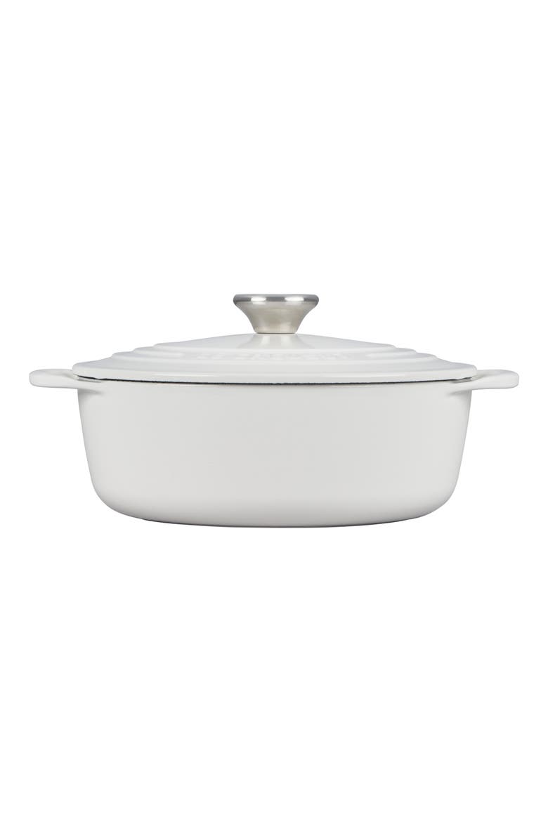 Signature 2.75 Quart Enamel Dutch Oven, Alternate, color, WHITE